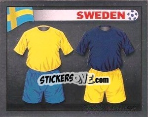 Sticker Sweden Kits - England 2012 - Topps