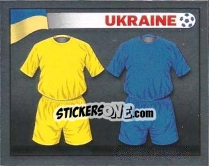 Sticker Ukraine Kits - England 2012 - Topps