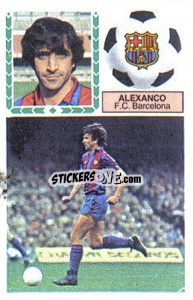 Sticker Alexanco - Liga Spagnola 1983-1984
 n. 6 - Colecciones ESTE