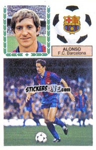 Sticker Alonso - Liga Spagnola 1983-1984
 - Colecciones ESTE