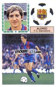 Sticker Alonso - Liga Spagnola 1983-1984
 n. 14 - Colecciones ESTE