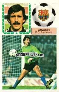 Sticker Amador - Liga Spagnola 1983-1984
 - Colecciones ESTE