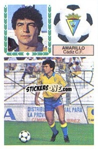 Sticker Amarillo - Liga Spagnola 1983-1984
 - Colecciones ESTE