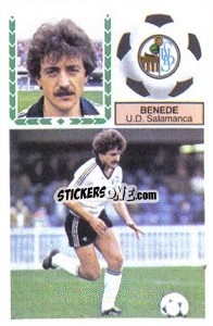 Sticker Benede - Liga Spagnola 1983-1984
 n. 258 - Colecciones ESTE