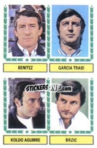 Sticker Benitez / Garcia Traid / Koldo Aguirre / Brzic - Liga Spagnola 1983-1984
 - Colecciones ESTE