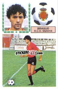 Cromo Braulio - Liga Spagnola 1983-1984
 - Colecciones ESTE