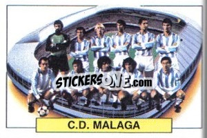 Sticker C.D. Málaga - Liga Spagnola 1983-1984
 - Colecciones ESTE