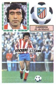 Figurina Cabrera - Liga Spagnola 1983-1984
 - Colecciones ESTE