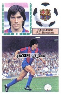 Cromo Carrasco - Liga Spagnola 1983-1984
 - Colecciones ESTE