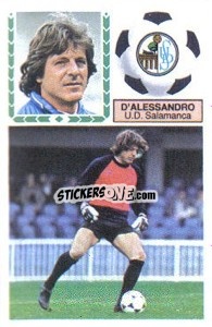Cromo D´ Alessandro - Liga Spagnola 1983-1984
 - Colecciones ESTE