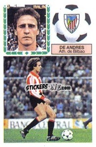 Cromo De Andrés - Liga Spagnola 1983-1984
 - Colecciones ESTE