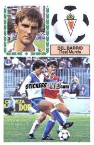 Sticker Del Barrio - Liga Spagnola 1983-1984
 - Colecciones ESTE