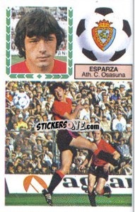 Sticker Esparza - Liga Spagnola 1983-1984
 - Colecciones ESTE