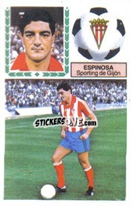 Cromo Espinosa - Liga Spagnola 1983-1984
 - Colecciones ESTE