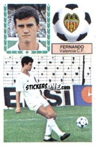 Sticker Fernando - Liga Spagnola 1983-1984
 - Colecciones ESTE