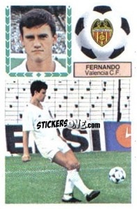 Sticker Fernando - Liga Spagnola 1983-1984
 n. F36a - Colecciones ESTE