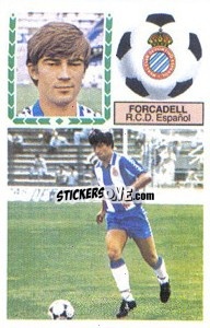 Cromo Forcadell - Liga Spagnola 1983-1984
 - Colecciones ESTE