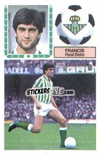 Sticker Francis - Liga Spagnola 1983-1984
 - Colecciones ESTE