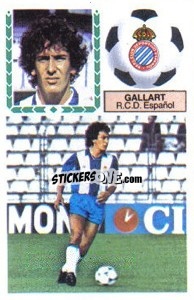 Cromo Gallart - Liga Spagnola 1983-1984
 n. 82 - Colecciones ESTE