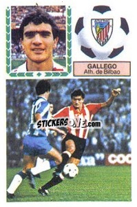 Figurina Gallego - Liga Spagnola 1983-1984
 n. 51 - Colecciones ESTE