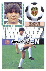 Cromo Granero - Liga Spagnola 1983-1984
 - Colecciones ESTE