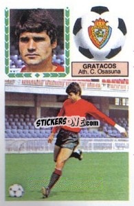 Sticker Gratacos - Liga Spagnola 1983-1984
 n. F12a - Colecciones ESTE