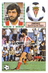Sticker Jiménez - Liga Spagnola 1983-1984
 - Colecciones ESTE