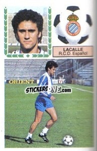 Sticker Lacalle - Liga Spagnola 1983-1984
 n. F6a - Colecciones ESTE
