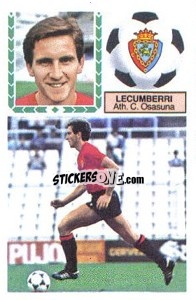 Sticker Lecumberri - Liga Spagnola 1983-1984
 - Colecciones ESTE