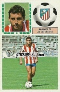 Cromo Manolo - Liga Spagnola 1983-1984
 - Colecciones ESTE