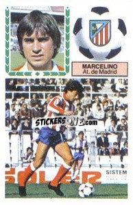 Sticker Marcelino - Liga Spagnola 1983-1984
 - Colecciones ESTE