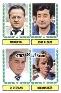 Sticker Milosevic / Alzate / Di Stefano / Beenhaker - Liga Spagnola 1983-1984
 - Colecciones ESTE