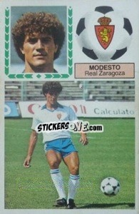 Cromo Modesto - Liga Spagnola 1983-1984
 - Colecciones ESTE