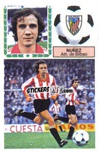Cromo Núñez - Liga Spagnola 1983-1984
 - Colecciones ESTE