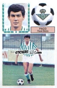 Sticker Paco - Liga Spagnola 1983-1984
 - Colecciones ESTE