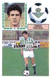 Sticker Quico - Liga Spagnola 1983-1984
 - Colecciones ESTE