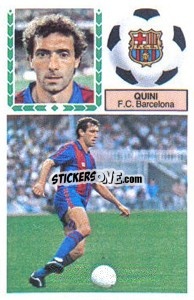 Sticker Quini - Liga Spagnola 1983-1984
 - Colecciones ESTE