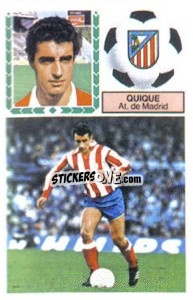 Sticker Quique - Liga Spagnola 1983-1984
 n. 131 - Colecciones ESTE