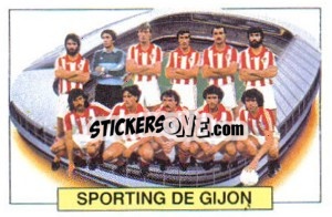 Sticker Real Sporting de Gijón - Liga Spagnola 1983-1984
 - Colecciones ESTE