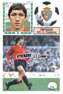 Sticker Rípodas - Liga Spagnola 1983-1984
 n. 244 - Colecciones ESTE