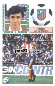 Sticker Rubio - Liga Spagnola 1983-1984
 - Colecciones ESTE