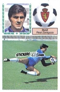 Sticker Ruiz - Liga Spagnola 1983-1984
 - Colecciones ESTE