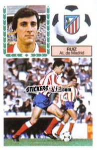 Figurina Ruiz - Liga Spagnola 1983-1984
 - Colecciones ESTE