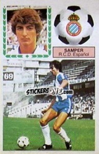 Cromo Samper - Liga Spagnola 1983-1984
 - Colecciones ESTE