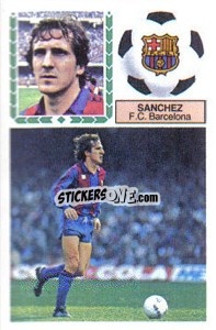 Figurina Sánchez - Liga Spagnola 1983-1984
 n. 10 - Colecciones ESTE