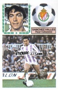 Sticker Sánchez Vallés - Liga Spagnola 1983-1984
 - Colecciones ESTE