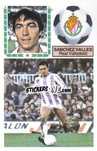 Sticker Sánchez Vallés - Liga Spagnola 1983-1984
 n. 329 - Colecciones ESTE