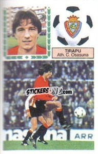 Cromo Tirapu - Liga Spagnola 1983-1984
 - Colecciones ESTE