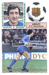 Cromo Urruti - Liga Spagnola 1983-1984
 - Colecciones ESTE