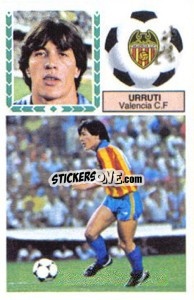 Cromo Urruti - Liga Spagnola 1983-1984
 - Colecciones ESTE